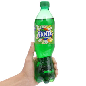 Nước ngọt có ga Fanta hương soda kem trái cây chai 600ml