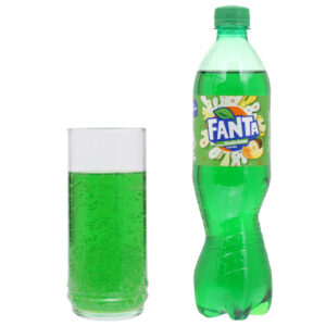 Nước ngọt có ga Fanta hương soda kem trái cây chai 600ml