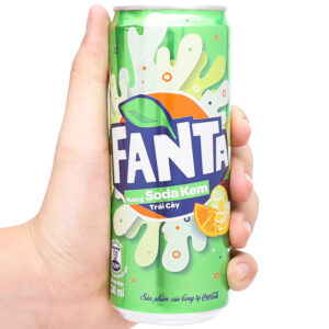 Nước ngọt Fanta hương soda kem trái cây 330ml