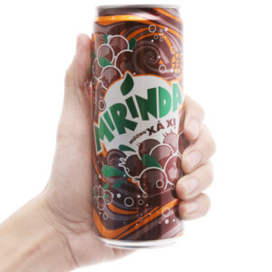 Nước ngọt Mirinda hương xá xị 330ml
