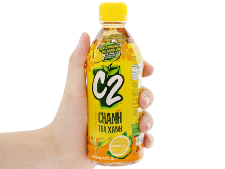 Trà xanh C2 hương chanh 360ml l SIÊU THỊ HOA BA