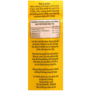 Trà xanh C2 hương chanh 455ml