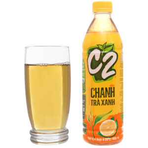 Trà xanh C2 hương chanh 455ml