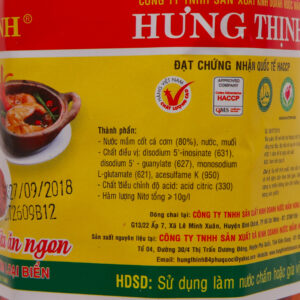 Nước mắm hưng thịnh