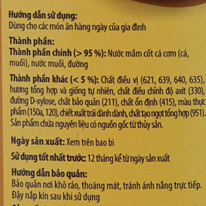 nước mắm nam ngư