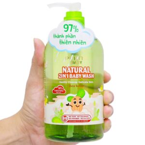 Tắm gội toàn thân cho bé Purité bơ đậu mỡ 500ml