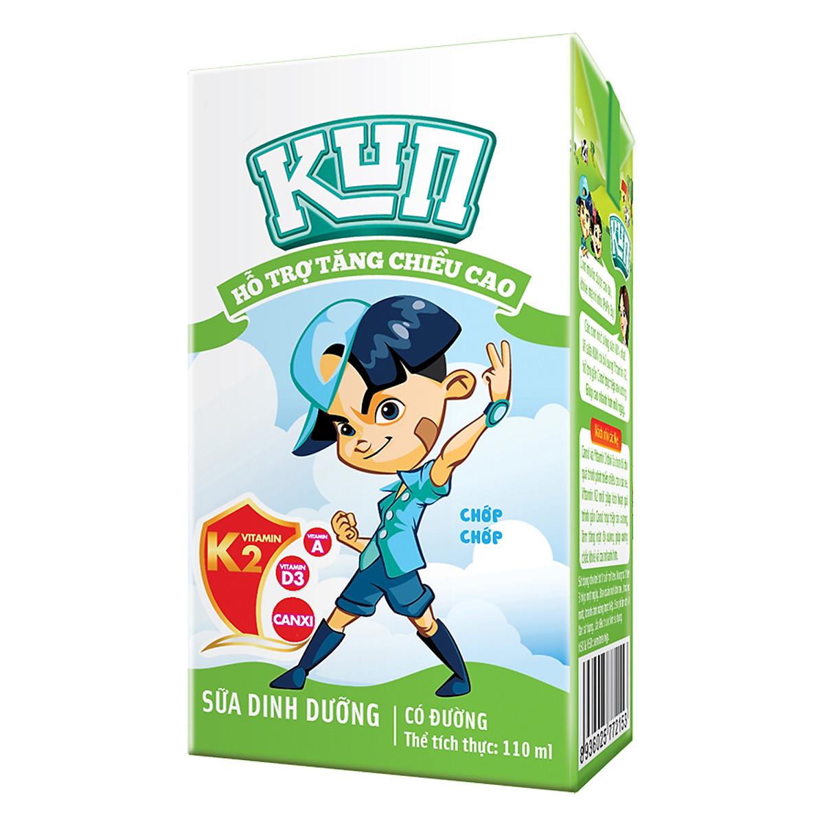Sữa Kun có đường 110ml