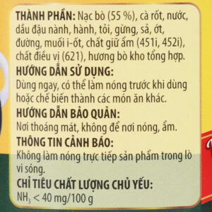 Bò kho Vissan hộp 200g