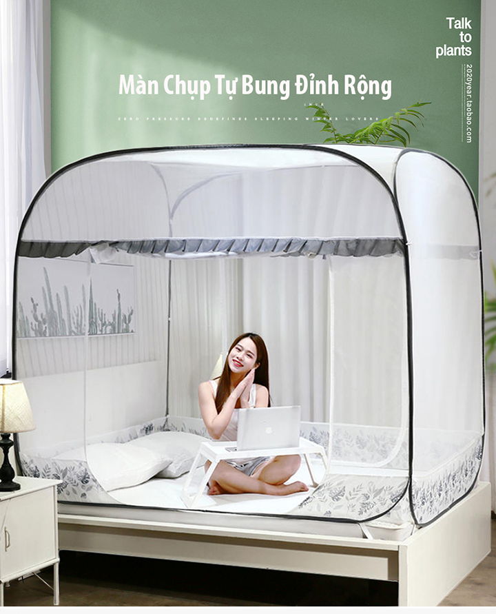 Màn Chụp Tự Bung ĐỈNH VUÔNG