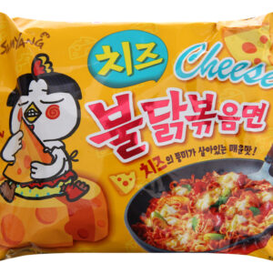 Lốc 5 Gói Mì Khô Gà Cay Samyang Vị Phô Mai (140g / Gói)