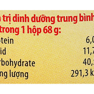 Mì khoai tây Omachi xốt bò hầm ly 68g