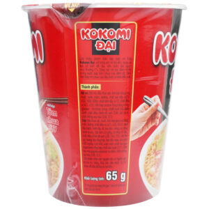 Thùng 24 ly mì Kokomi Đại tôm chua cay 65g