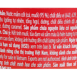 Nước mắm cá cơm Chinsu 40 độ đạm chai 500ml