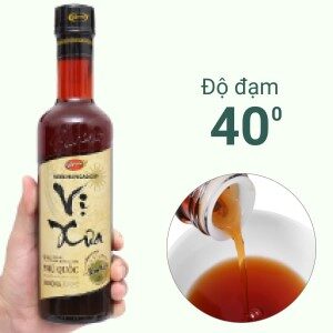 Nước mắm cao cấp Vị Xưa Barona 40 độ đạm chai 250ml