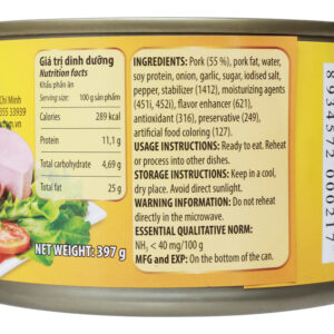 Pate thịt heo Vissan gói 397g