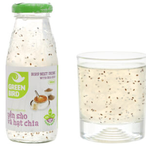 6 chai nước yến sào hạt chia Green Bird 185ml
