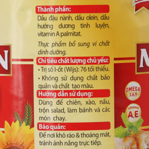 Dầu ăn cao cấp Meizan Gold chai 2 lít