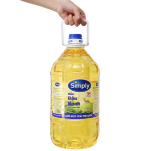 Dầu đậu nành nguyên chất Simply can 5 lít