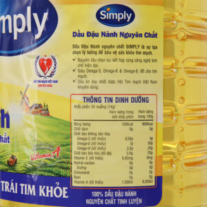 Dầu đậu nành nguyên chất Simply can 5 lít