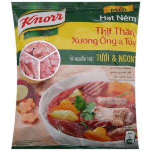 Hạt nêm thịt thăn, xương ống, tủy Knorr gói 350g