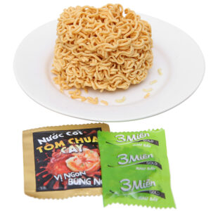 Thùng 24 ly mì 3 Miền Gold tôm chua cay đặc biệt 65g