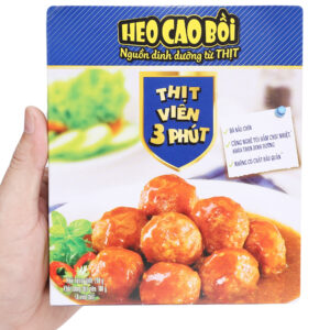 Thịt heo viên 3 phút Heo Cao Bồi Masan hộp 200g