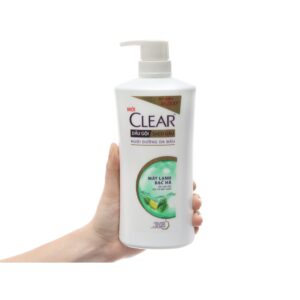 Dầu gội sạch gàu Clear mát lạnh bạc hà 630g