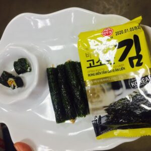 Rong biển tẩm gia vị ăn liền Ottogi 12.6g (lốc 3 gói)