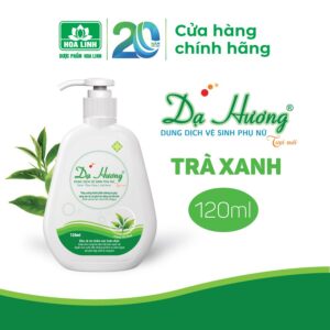 Dung dịch vệ sinh phụ nữ Dạ Hương trà xanh chai 120ml