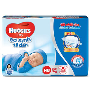 Tã Dán Sơ Sinh Huggies Dry Newborn NB36