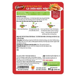 Xốt Gia Vị Hoàn Chỉnh BARONA Gà Chiên Nước Mắm 80g