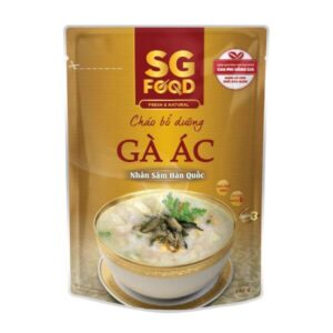 Cháo bổ dưỡng gà ác nhân sâm, SG Food, 240g