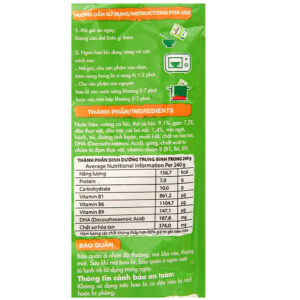 Cháo tươi SG Food Baby cá hồi và cải bó xôi gói 240g