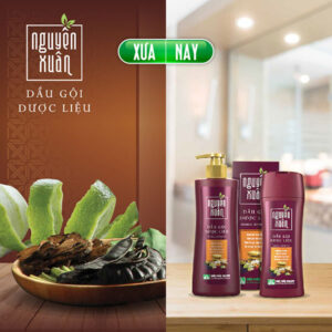 Dầu gội Dược liệu Nguyên Xuân nâu 350ml