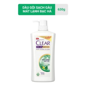 Dầu gội sạch gàu Clear mát lạnh bạc hà 630g