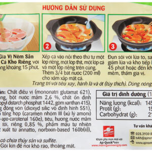 Gia vị nêm sẵn cá kho riềng Aji-Quick gói 29g