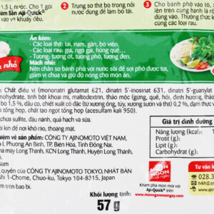 Gia vị nêm sẵn nấu phở bò Aji-Quick gói 57g