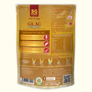 Cháo bổ dưỡng gà ác nhân sâm, SG Food, 240g