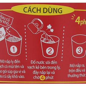 Mì bò hầm Ottogi vị cay ly 62g