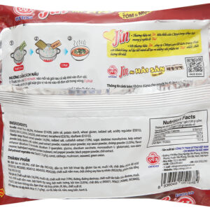 Mì hải sản Jin Ottogi vị tôm và mực gói 120g