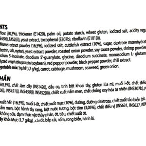 Mì hải sản Jin Ottogi vị tôm và mực gói 120g