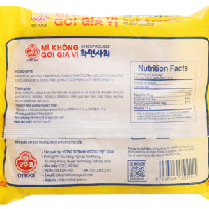 Mì không gói gia vị Ottogi gói 110g