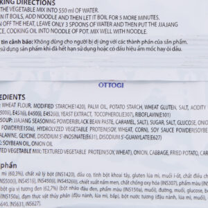 Mì tương đen Bắc Kinh Ottogi gói 135g