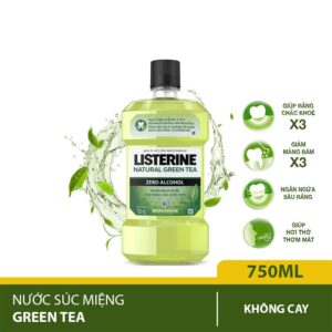 Nước Súc Miệng Listerine Trà Xanh Ngừa Sâu Răng 750ml