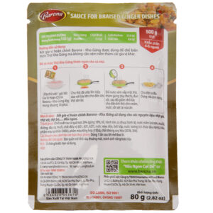 Xốt gia vị hoàn chỉnh kho gừng Barona gói 80g