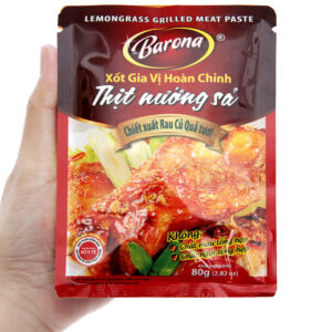 Xốt gia vị hoàn chỉnh thịt nướng sả Barona gói 80g
