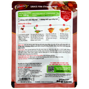 Xốt gia vị hoàn chỉnh bò kho Barona gói 80g
