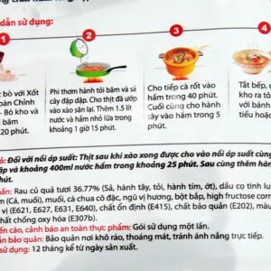 Xốt gia vị hoàn chỉnh bò kho Barona gói 80g