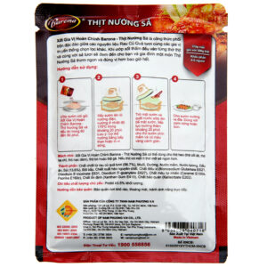 Xốt gia vị hoàn chỉnh thịt nướng sả Barona gói 80g