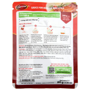 Xốt ướp thịt nướng kiểu Hàn Quốc Barona gói 80g